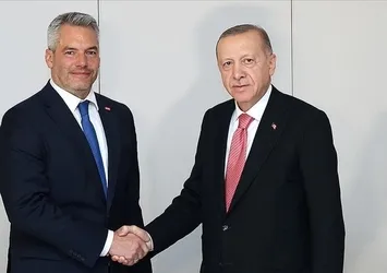Ana gündem Suriye! Başkan Erdoğan Avusturya Başbakanı Karl Nehammer ile görüştü