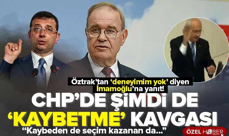 Öztraktan İmamoğluna kaybetme yanıtı