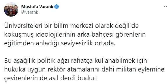 Marmara Üniversitesi’ndeki bir öğretim görevlisinde Başkan Erdoğan’a hakaret