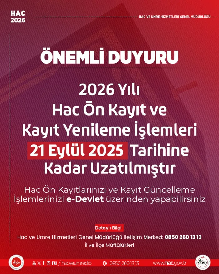 hac-kayit-yenileme-bitti-mi-suresi-uzatildi-mi-diyanet-2026-hac-kura-takvimi-belli-oldu-mu-son-durum-ne-1757403362438.jpg HAC ön kayıt ve yenileme bitti mi, süresi uzatıldı mı? DİYANET 2026 HAC kura takvimi belli oldu mu, son durum ne? - 1