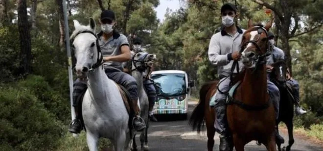 CHP’li Ekrem İmamoğlu atları kurtarma projesinde atları koşturarak tanıtım yaptı