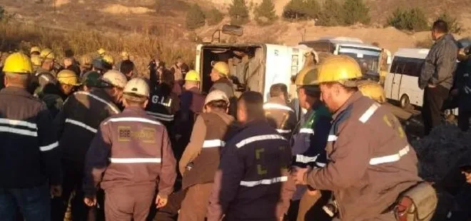 Kütahya’da madencileri taşıyan servis aracı devrildi! 11 yaralı