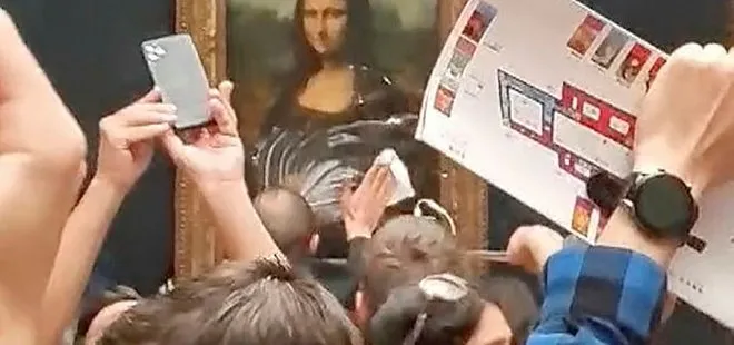 Leonardo da Vinci’nin ünlü eseri Mona Lisa’ya kremalı saldırı