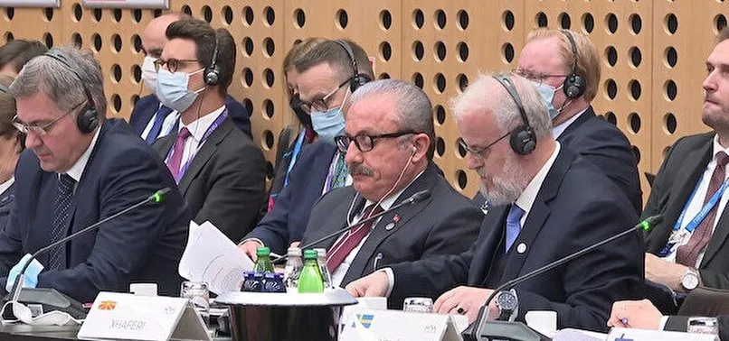 Meclis Başkanı Mustafa Şentop’tan AB bildirgesinin Türkiye bölümüne tepki