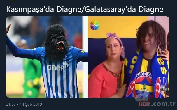 Mbaye Diagne’nin sergilediği kötü performans sosyal medyayı salladı!