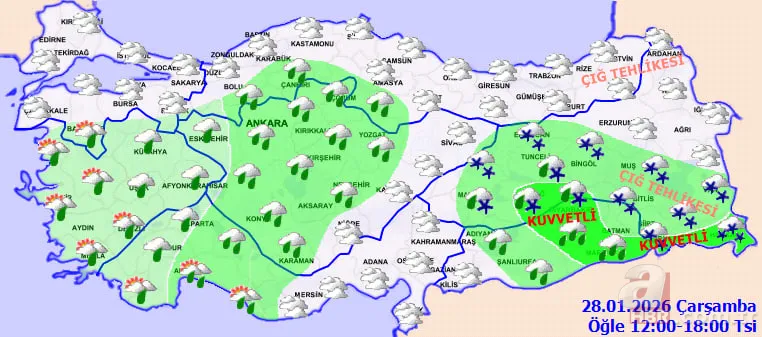 Meteoroloji'den 12 il için sarı alarm! Adil Tek kar için tarih verdi: O tarihlerde hazır olun 20
