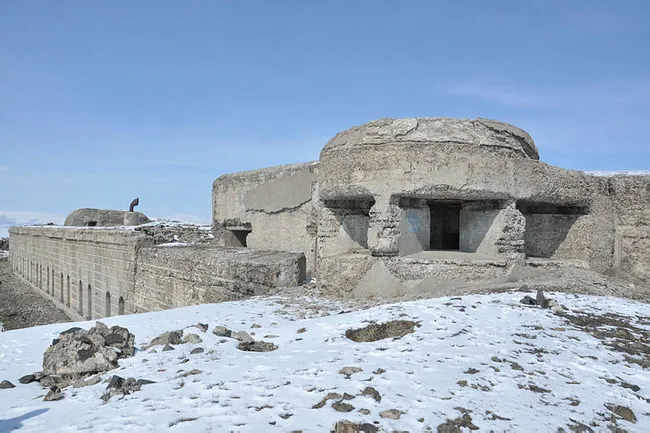 Kars’ta 271 yıllık tabya havadan görüntülendi - 4