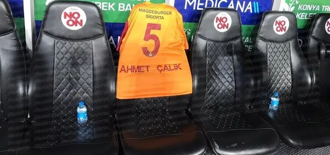 Konyaspor - Galatasaray maçında Ahmet çalık unutulmadı
