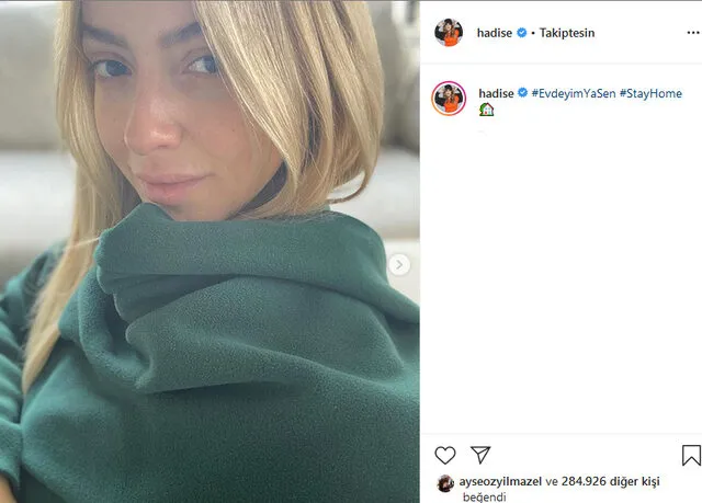 Hadise’nin paylaşımı sosyal medyayı salladı! Kaan Yıldırım ile karantinaya girmişti…