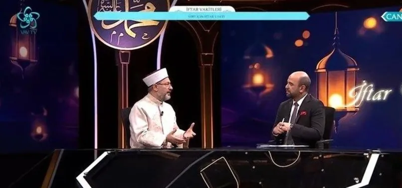 Diyanet İşleri Başkanı Ali Erbaş Vav TV’ye konuştu