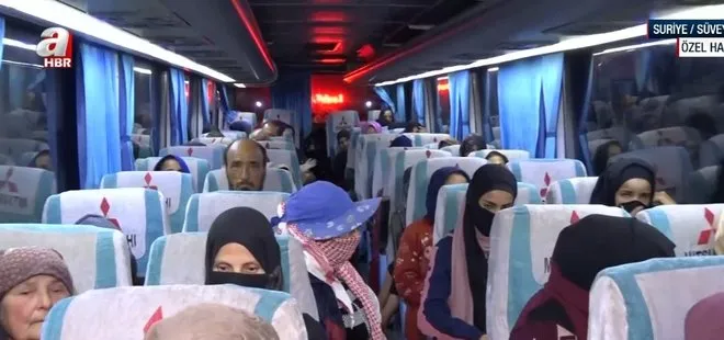A Haber çatışmaların göbeğindeki Süveyda’da! Siviller otobüslerle tahliye edildi