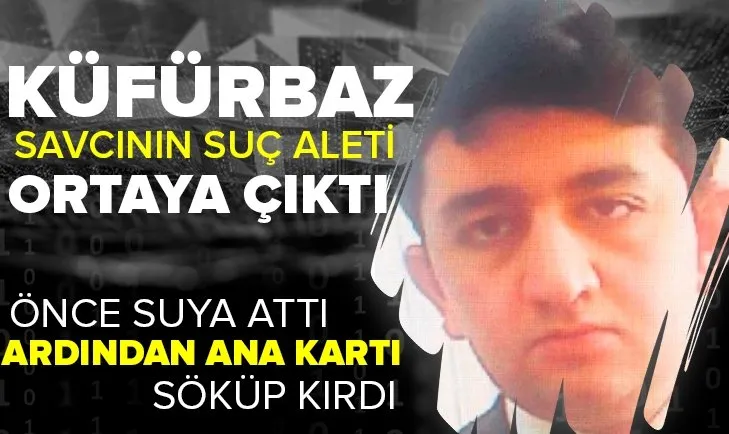 Küfürbaz savcı Özcan Muhammed Gündüz'ün suç aleti ortaya çıktı