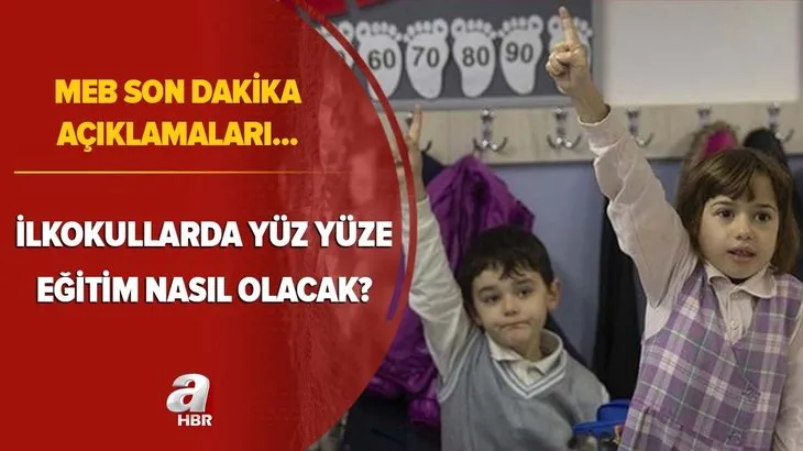 MEB son dakika: İlkokullarda yüz yüze eğitim nasıl olacak? İlkokullara haftada kaç gün, ders olacak? Detaylar...