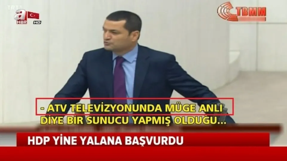 HDP’li vekil Meclis kürsüsünde Müge Anlı’yı hedef aldı