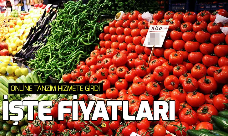 Online tanzim satışta fiyatlar belli oldu