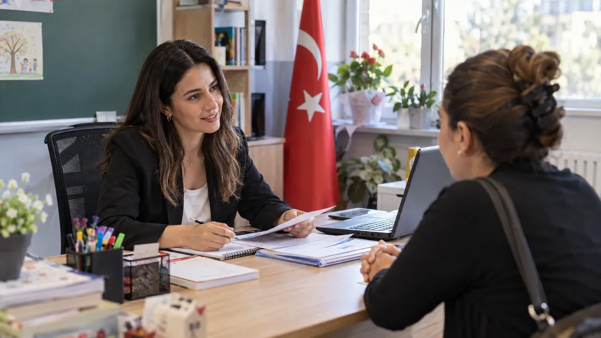 Veliler öğrencilerinin eğitim ve gelişim durumu hakkında bilgi alabilecek.