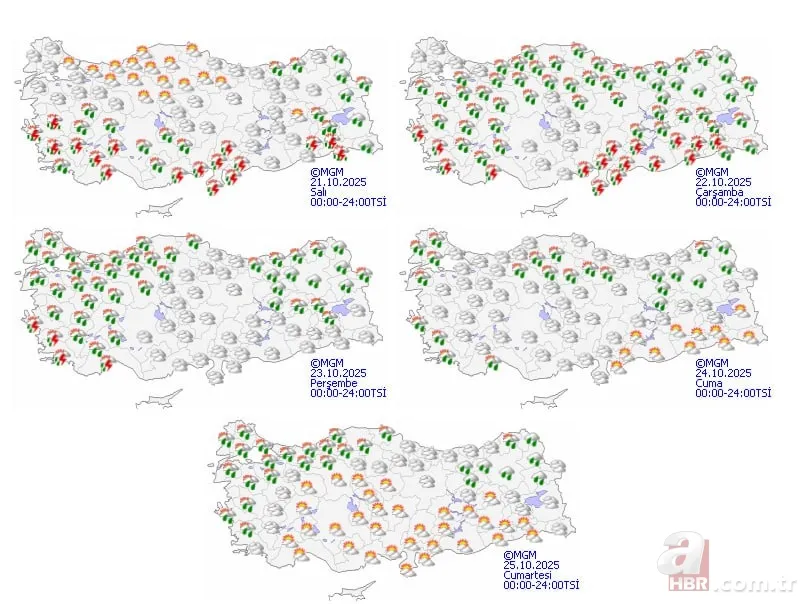 Yağmur, sis, kar hepsi geliyor! Meteoroloji’den kuvvetli sağanak uyarısı: 9 il için sarı kod, sıcaklıklar düşüşte! 3