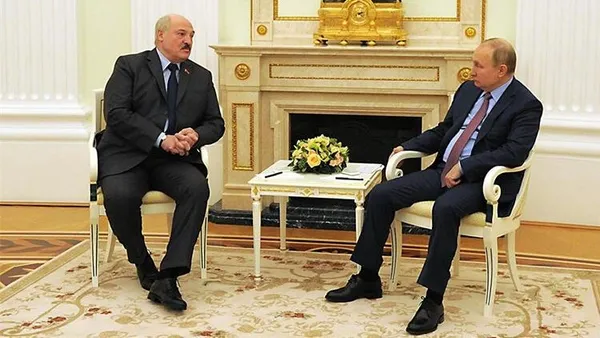 Son dakika: Rusya Devlet Başkanı Putin ile Belarus Devlet Başkanı Aleksandr Lukaşenko görüştü - 3