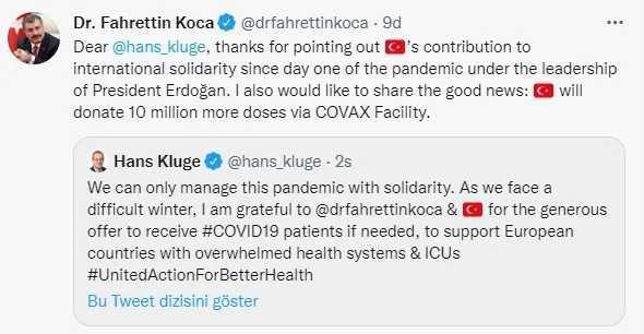 Sağlık Bakanı Fahrettin Koca SON DAKİKA olarak duyurdu! 10 milyon doz aşı...