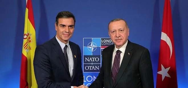 Başkan Erdoğan İspanya Başbakanı Sanchez ile görüştü