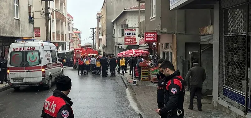 Küçükçekmece'de doğalgaz patlaması