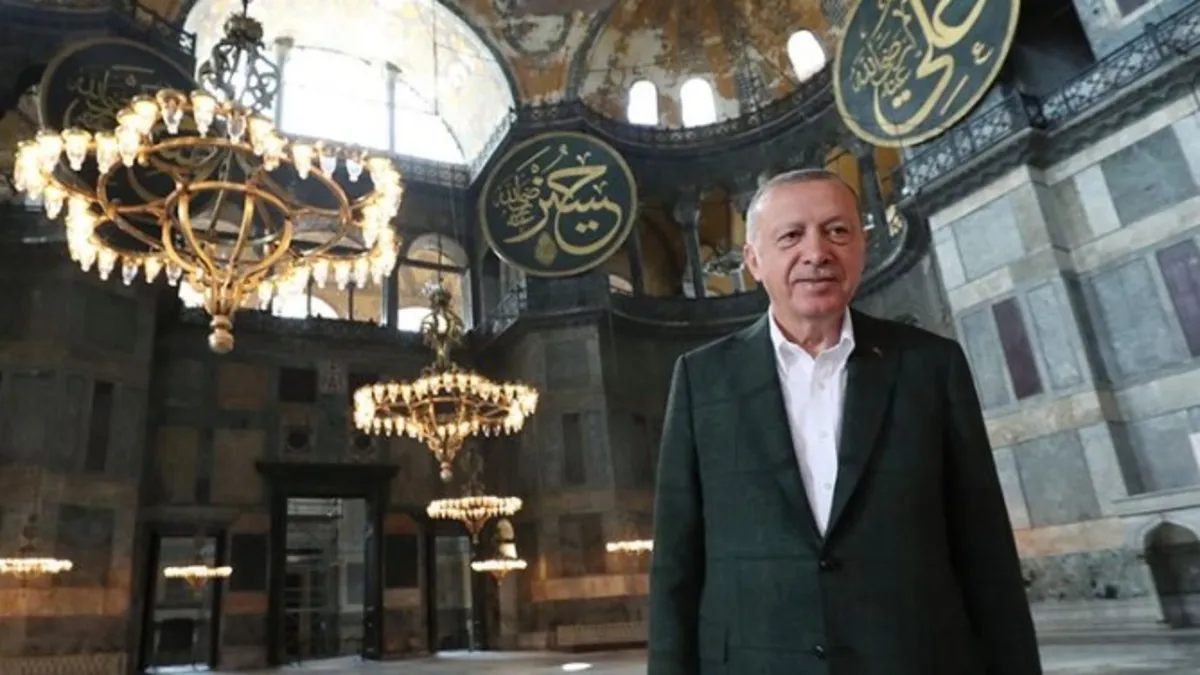 Başkan Erdoğan Ayasofya-i Kebir Cami-i Şerifi'nde: Hafızlık icazet törenine katıldı