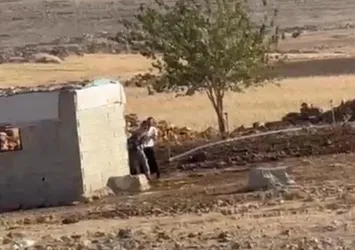 İki grubun silahlı çatışması kamerada!