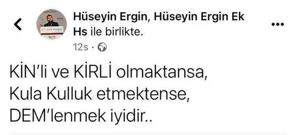 1703323169518.jpeg CHP'den PKK'nın siyasi uzantısı DEM'e mavi boncuk! CHP'li isim PKK'nın istediği Esenyurt'tan paylaştı: DEM'lenmek iyidir - 1