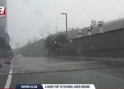 İstanbul’da beklenen kar başladı!