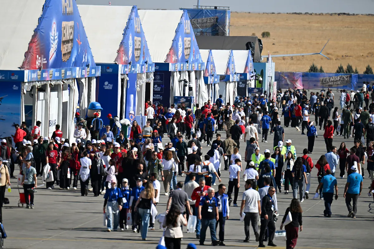 TEKNOFEST’e giriş ücretsiz olurken çevrim içi kayıt şartı bulunuyor. (A Haber Foto Arşivi)