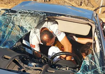 Gaziantep'te iki araç çarpıştı: 5 yaralı!
