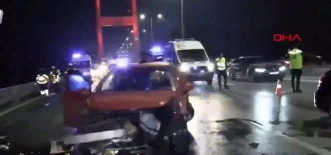 İstanbul’da gece yarısı zincirleme kaza! Edirne istikametinde trafik durma noktasına geldi!