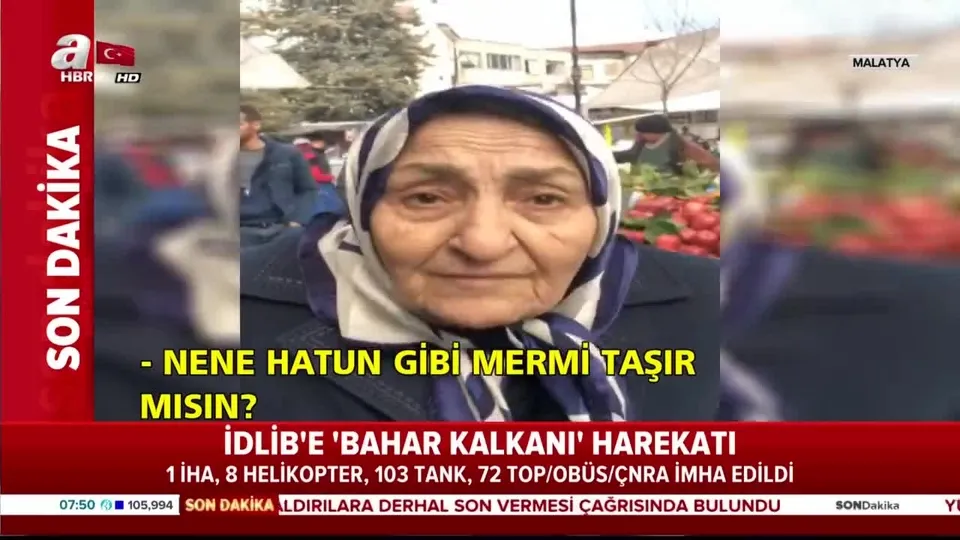 Malatya’da pazardaki Fatma Teyze’den dikkat çekici Suriye cevabı |Video