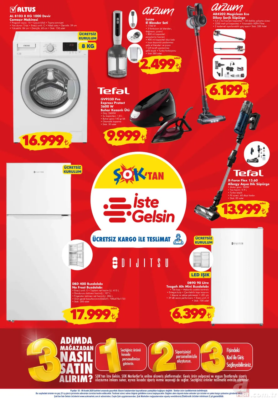 ŞOK haftanın fırsatlarında neler var? 3-9 Aralık indirimli ürünler listesi 9
