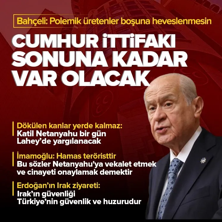 MHP lideri Bahçeli’den flaş mesajlar