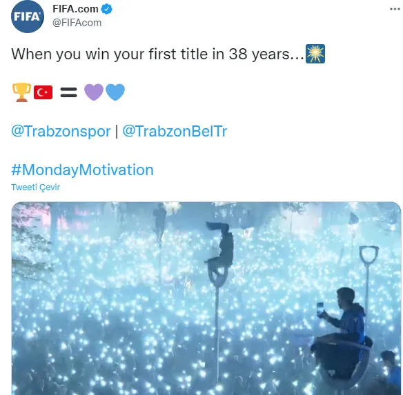 FIFA'dan Trabzonspor paylaşımı! Şampiyonluk kutlaması gündem oldu - 3