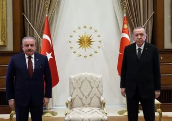 Son dakika: Başkan Erdoğan TBMM Başkanı Şentop'u kabul etti