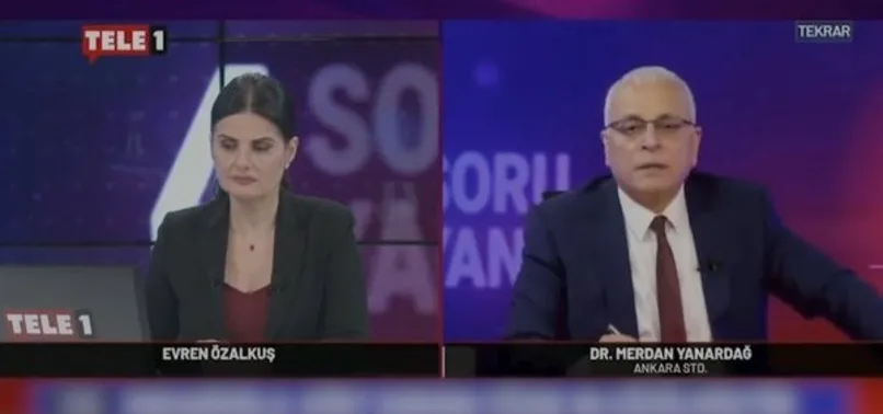 Bebek katili Öcalan'a güzellemeler yapan Merdan Yanardağ ve TELE 1'e HDPKK kucak açtı! Karartma kararına tepki...