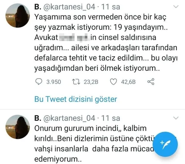 Sosyal medya bunu konuşuyor! Tecavüze uğrayan genç kıza tehdit üstüne tehdit - 2