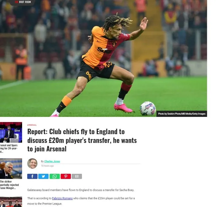 Sacha Boey’den flaş transfer talebi! Galatasaray’dan o takıma gitmek istiyor