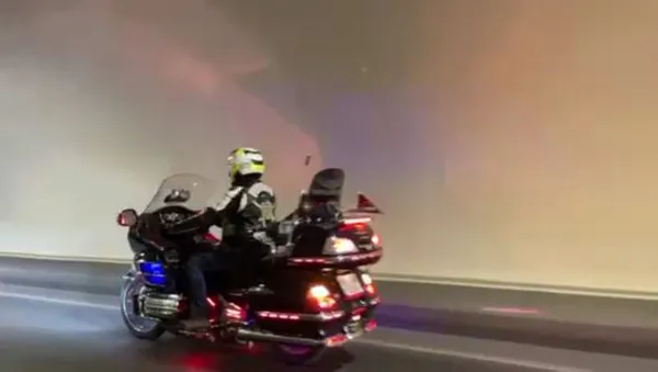 Avrasya Tüneli’nde yeni dönem! İlk geçen motosikletliler o anları kaydetti