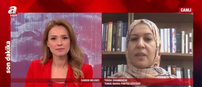 Son dakika: Gannuşi'nin kızı Yüsra Gannuşi A Haber'de | Tunus'ta neler yaşanıyor? Darbenin arkasında kim var? - 2