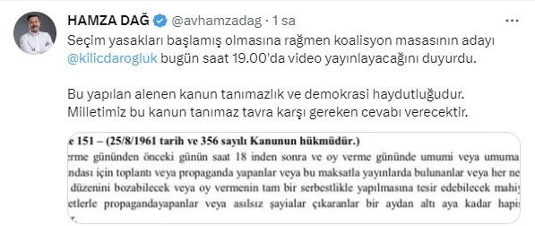 CHP lideri Kemal Kılıçdaroğlu seçim yasağını hiçe saydı! 7’linin adayına AK Parti’den sert tepki