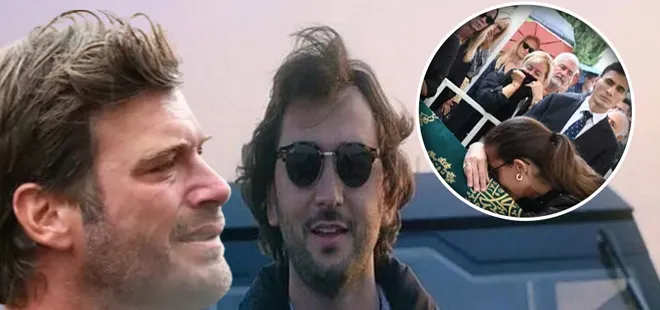 Kıvanç Tatlıtuğ gözyaşlarına boğuldu! Halit Yukay son yolculuğuna uğurlandı