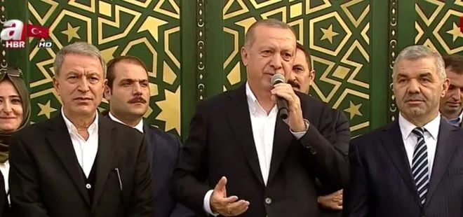 Başkan Erdoğan Org.Hulusi Akar Camisi’nin açılışında konuştu