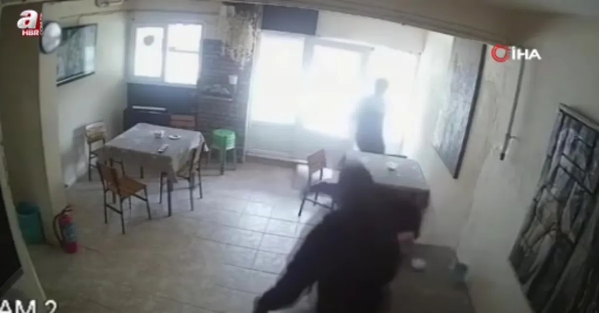 Çatalca’da deprem anı kamerada