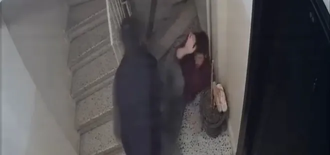 Kiracıya 'evden çık' dayağı! Dehşet anları güvenlik kamerasında