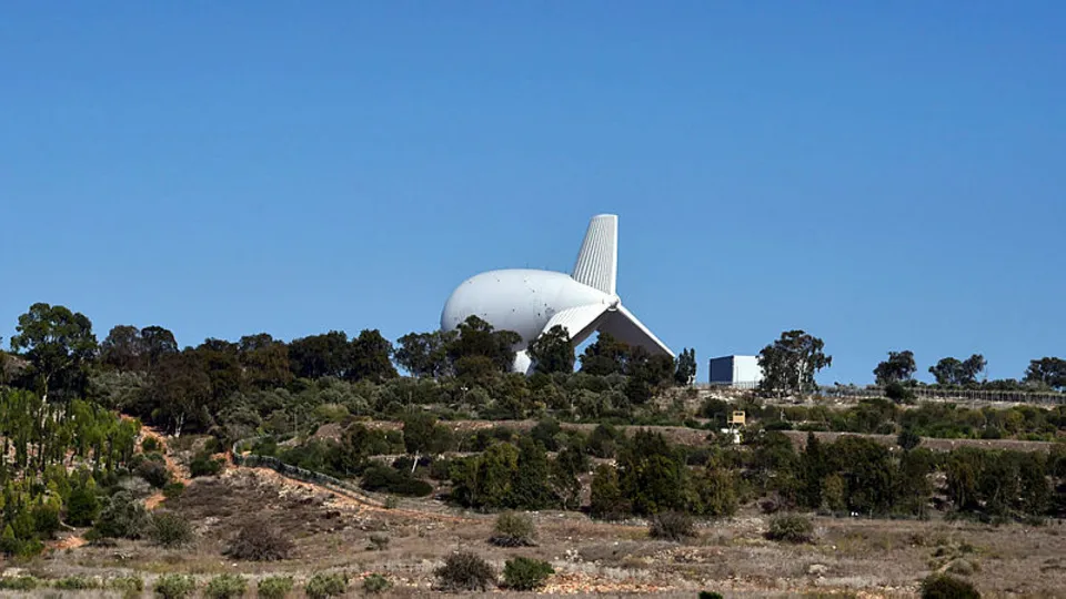 İsrail’in dev zeplini görüntülendi