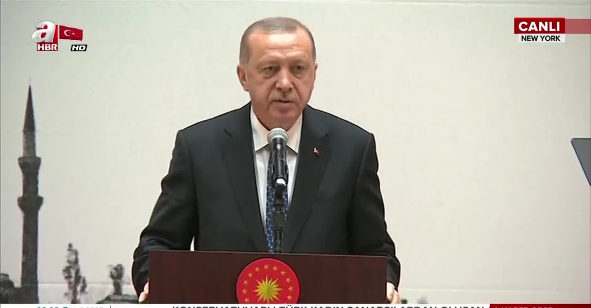 Başkan Erdoğan, New York'ta düzenlenen Ara Güler sergi açılışına katıldı
