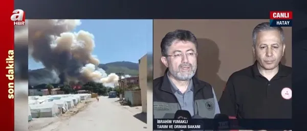 Tarım ve Orman Bakanı İbrahim Yumaklı: Hatay Belen’deki orman yangını büyük oranda kontrol altına alındı